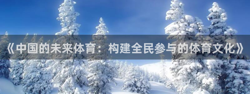意昂2包怎么样：《中国的未来体育：构建全民参与的体育文化》