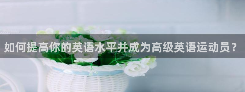 意昂平台招商：如何提高你的英语水平并成为高级英语运动员？